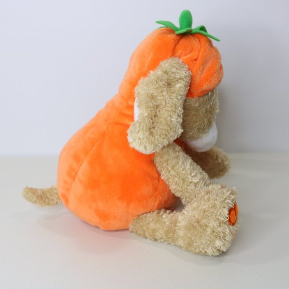 Pumpkin Puppy Dog Animated Plush Stuffed Animal Ghostly Sounds Halloween - Picture 7 of 15